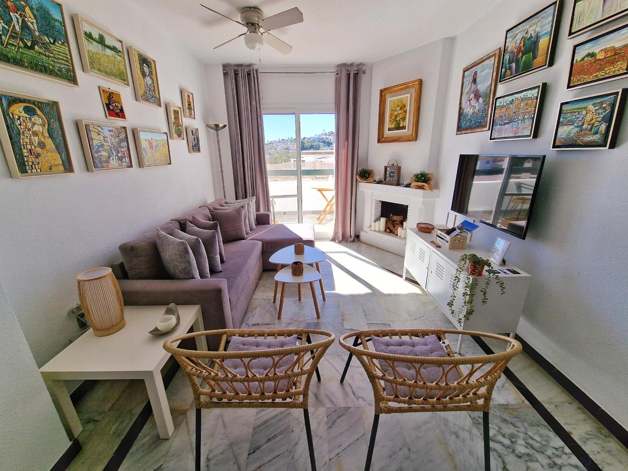 Hermoso Piso En La Cala De Mijas Con Vistas Al Mar Kültér fotó